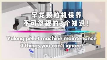 Yulong pellet machine maintenance 3 things you can’t ignore!