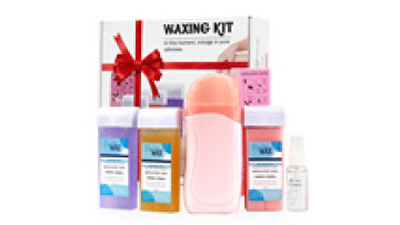 Roll On Wax Kit for Hair Removal Home Roller Waxing Kit for Sensitive Skin for Larger Areas Of The Body1