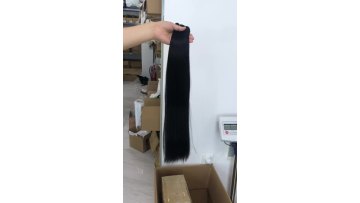 Wholesale Burgundy Super Double Drawn Human Hair weft vietnamese Wine Red Remy hair extension cheap human Hair Bundles Products1