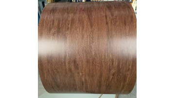 Pre-painted wood-grain galvanized steel sheet
