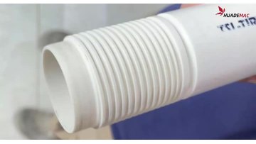 PE PVC pipe thread cutting mahcine