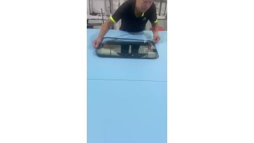 Install Windows on door panels