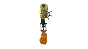 Electric low noise control valve