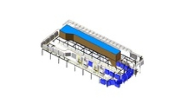 Best price  powder coating machinery Best Quality Automated electrostatic powder coating system for store racks cabinet1
