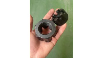 Zinc Plated Hexagon Slotted Nut