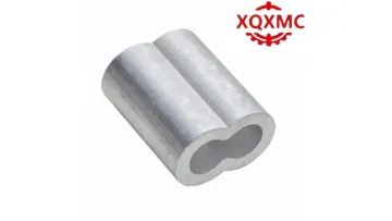 Double Cable Crimps Sleeves 8-Shaped Us Type Hourglass Aluminum Cable Ferrule1