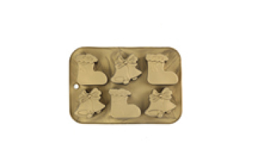 Hot selling Christmas cake mold DIY Christmas stocking bell cookie cake baking supplies mold1