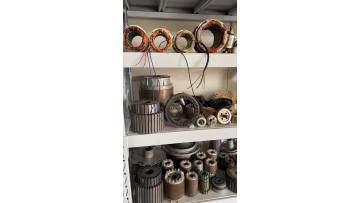 Fan motor rotor and stator for motor