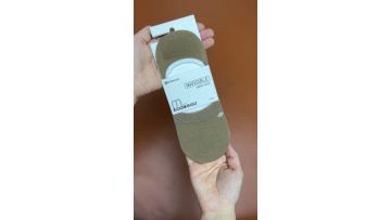 Man's Flat shallow mouth invisible socks