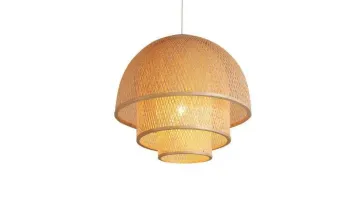Bamboo Lampshade, European Retro Style, Hotel Chandelier, Bamboo Handicraft.1