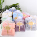 24 Colors Coral Fleece Absorbent Hair Swimming Face Hand Bath Towel Sets Microfibre Towels Bathroom Towels Microfiber Towel Set