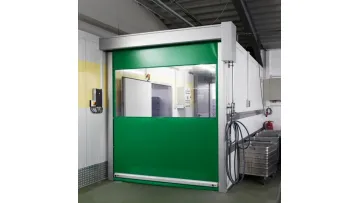 Industrial Automatic PVC Fabric High Speed Performance Fast Acting Rapid Rise Rolling Overhead Quick Roll up or Roller Shutter Door1