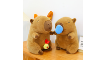 Cute Brown Capybara Plush Toy - Soft Peluche for Parties and Collectibles1