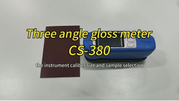 Multi-angle gloss meter CS-380 caliber