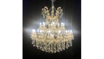 Maria Theresa Crystal Chandeliers - Classic Light Gold for Hotel Lobby & Home Decor1