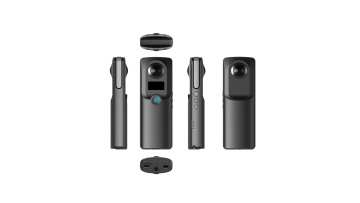 New 4K 6112*3056 Dual Eye Fish Lens 210 Degree Real-Time Shooting Pocket VR Video Sport Action Panoramic Camera1