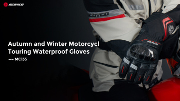 Autumn and Winter Motorcycle Touring Waterproof Gloves - MC135