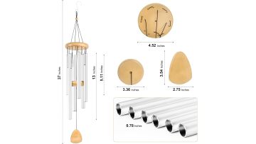 Wind chime display