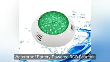 Waterproof Battery-Powered RGB Fountain Light for Swimming Pools1
