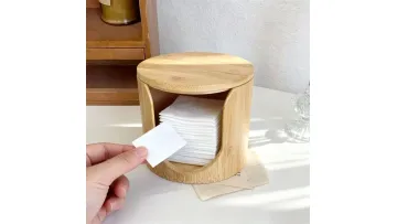Bamboo Face Puff Storage Box1