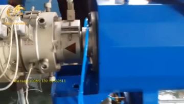 plastic pipe haul off machine