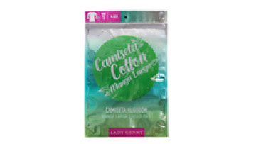 Customised stand up iridescent clear zip lock clothing plastic garment packaging bag mass resealable1