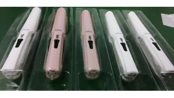 Flat iron with LED display fast hair straightener Professional USB rechargeable hair curler and straightener1