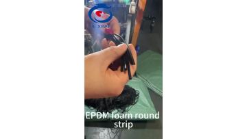 epdm foam round strip