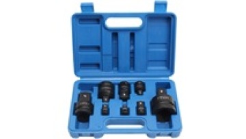 ZHIXIN Factory 8PCS CRV Black Phosphate Double Square Size Change DIY Auto Repair Impact Socket Adapter Hardware Tools Set1