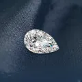 Szjinao Real 100% Loose Gemstone Moissanite Stone 1.25ct 6*8mm D Color VVS1 Pear Shaped Diamond Lab Undefined For Diamond Ring