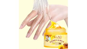 Private Label hand wax mask strong dark knuckles remove yellow peeling oil skin extra strength body to remove skin layer1