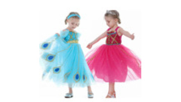 Amzbarley Movie Princess Jasmine Costume - Aladdin Jasmine Dance Performance Halloween Cosplay Dress1
