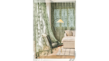 French relief princess rococo gauze curtain