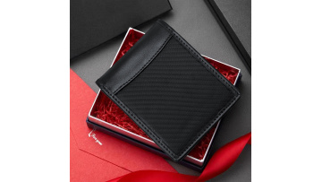 Black Carbon Fiber Purse