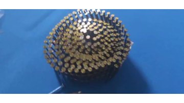 Flat Ring Flat Head Iso Standard Checkered Steel Coil Nail1