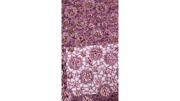 african lace fabrics 2023 nigerian latest red wine sequin fabric fabrics with sequins embroidery1