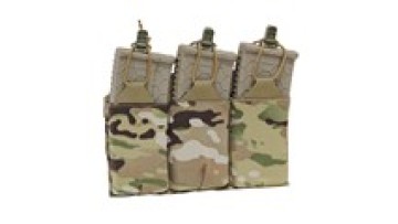 Outdoor Hiking Camouflage Magazine Pouch Tactical Elastic flap Magazine Triple  Mag Bag Tactical gear1