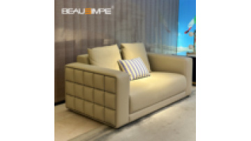 Light Luxury Italian Design Decoration Style Modern Leather High Quality Sofa Villa Living Room Furniture Multi-combination Sofa1