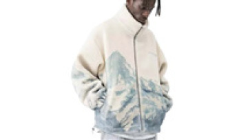 Custom All Over Full Cover Printed Oversized Fleece Sherpa Fluffy Jacket Unisex1