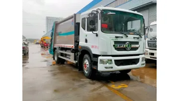 High Quality Dongfeng 4X2 14cbm Compression Refuse Truck1