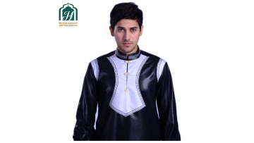 New Style Arab Men Fashion Muslim Clothing Wholesale Dubai Islamic Clothing1
