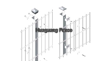 High quality green power coated double wire mesh for sale1