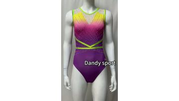 Girls short sleeves leotards