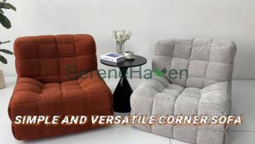 simple and versatile corner sofa