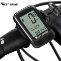 WEST BIKING Upgraded Version 5 Language Wireless Stopwatch MTB Road Bike Speed Sensor Cycling Odometer Digital Bicycle Computer