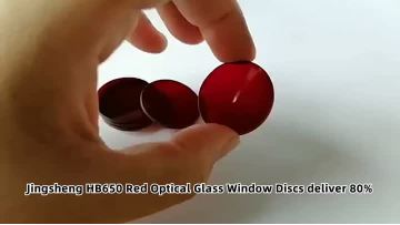 Infrared Long Pass Red Optical  Filter Glass  Discs HB650 KC15 R-66