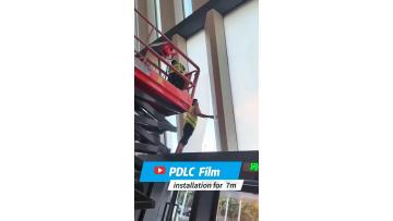 Installation for long PDLC film