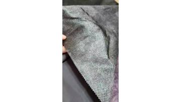 Dyed printed velvet fabric