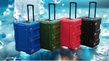 Rotational molding airdrop boxes for Security and Logistics Support Applications