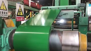 Color coated corrugated steel plate